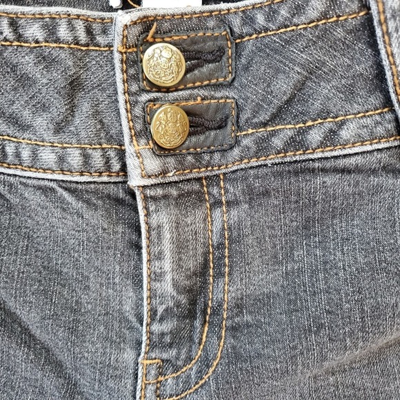 CABI women's jeans, button pockets, size 4,, wide leg - Picture 6 of 13